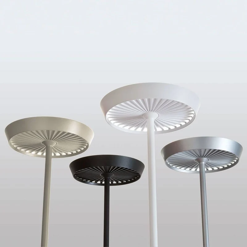 Rotaliana Prince LED-Stehleuchte 4850lm Dimmbar Silber