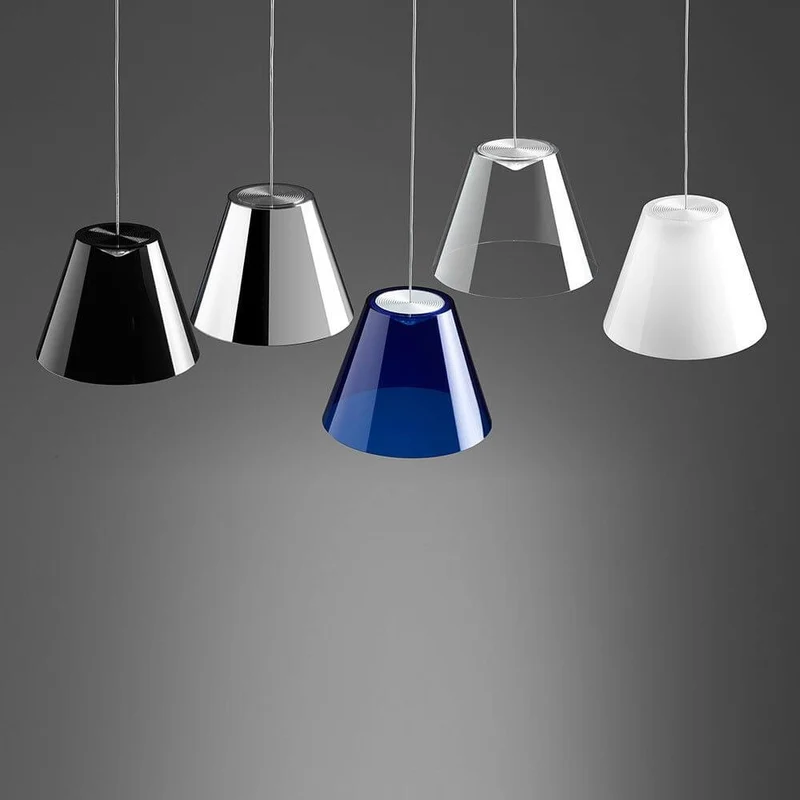 Rotaliana Dina LED-Pendelleuchte Ø 20cm Blau