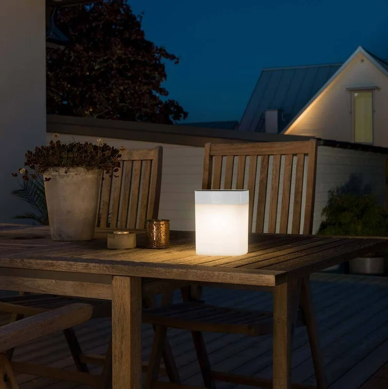 Assisi Solar LED Leuchte Weiß, opales Acrylglas