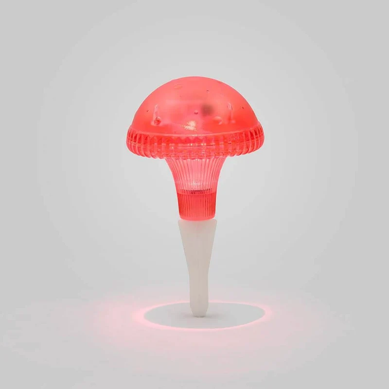 Assisi Pilz Solar LED Leuchte Rot
