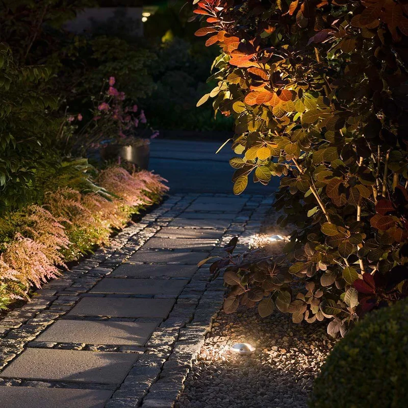 LED Bodeneinbaustrahler mit Lichtaustritt noch vorne und oben