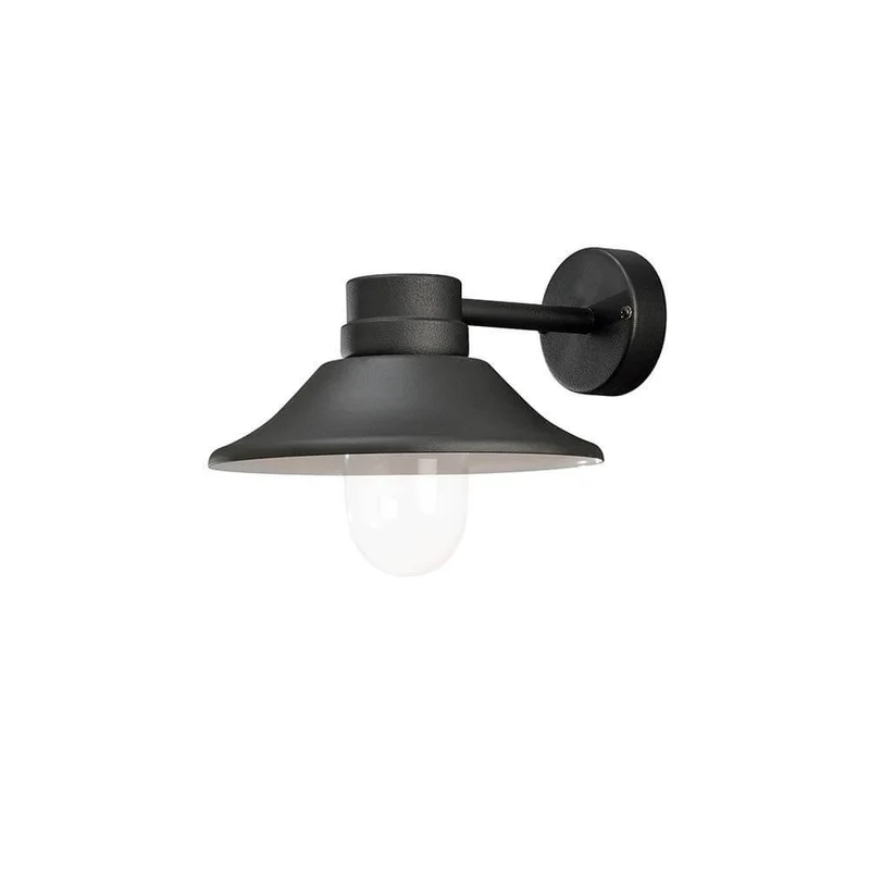 Vega LED Außen-Wandleuchte 700lm , 3000K Schwarz, klares Glas