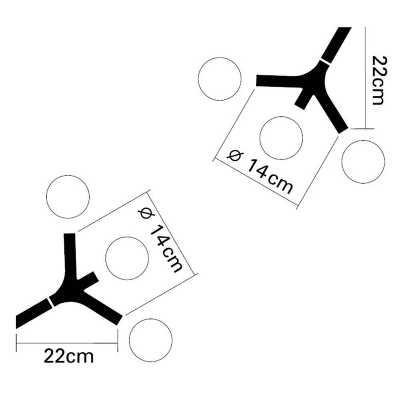 DNA Single-3 Wand- & Deckenleuchte Weiß