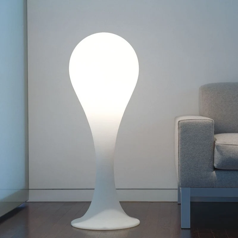 Drop-4L Outdoor Stehleuchte 100cm IP44 Liquid-Light Weiß