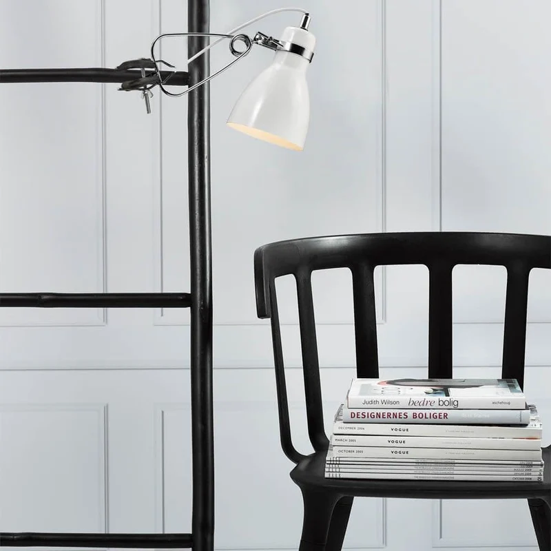 Cyclone Klemmleuchte Weiß