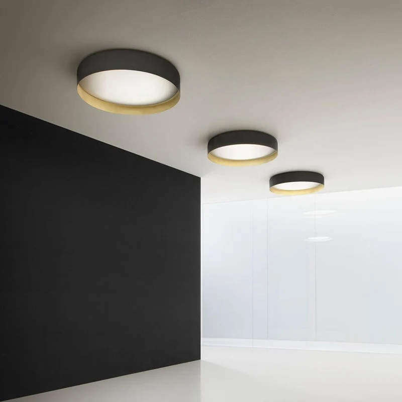 Panzeri Ginevra LED Deckenlampe Gold