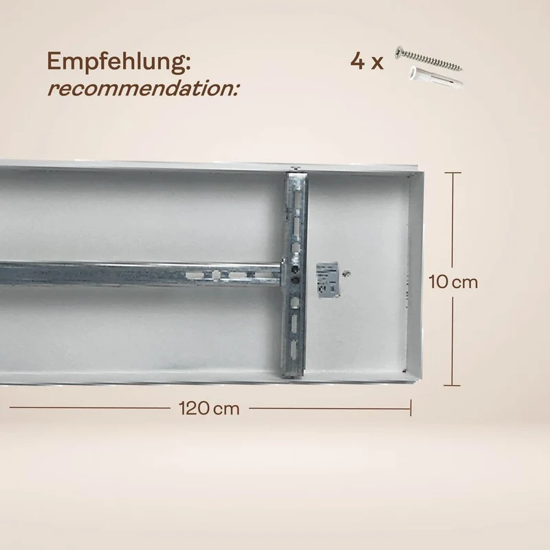 s.luce Modular Balken Baldachin mehrflammig Rechteckig