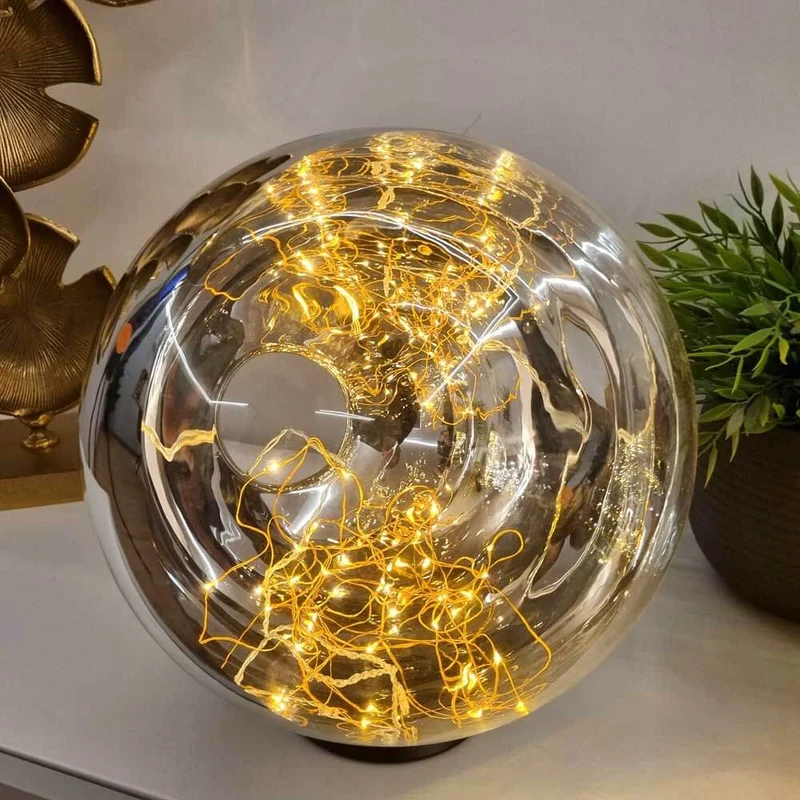 s.luce Orb LED-Dekolampe Glaskugel Ornament