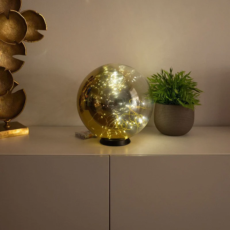 s.luce Orb LED-Dekolampe Glaskugel Ornament
