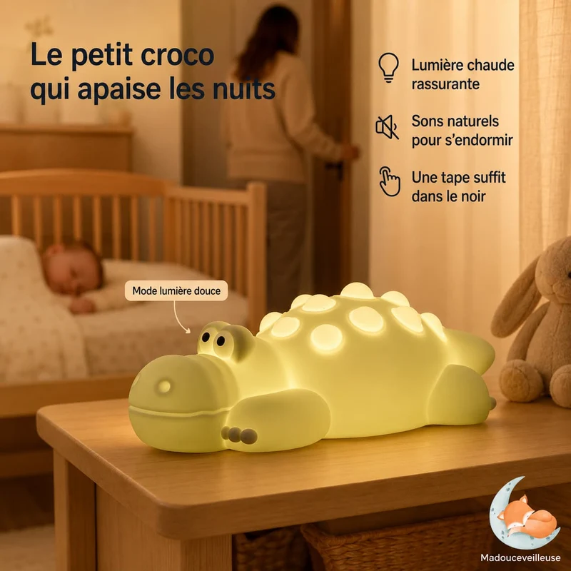 Veilleuse Crocodile - CrocLight