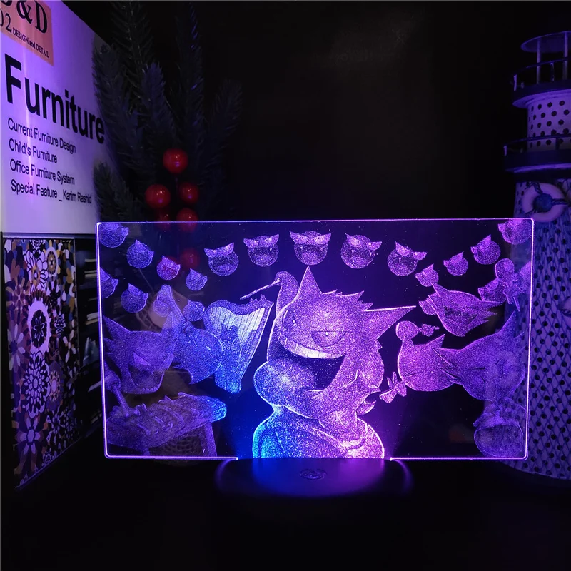 Pokemon Gengar LED-Lampe