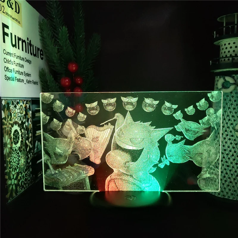 Pokemon Gengar LED-Lampe