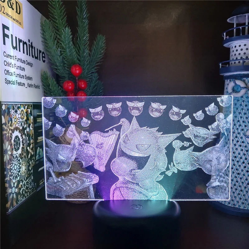 Pokemon Gengar LED-Lampe