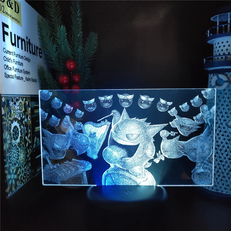Pokemon Gengar LED-Lampe