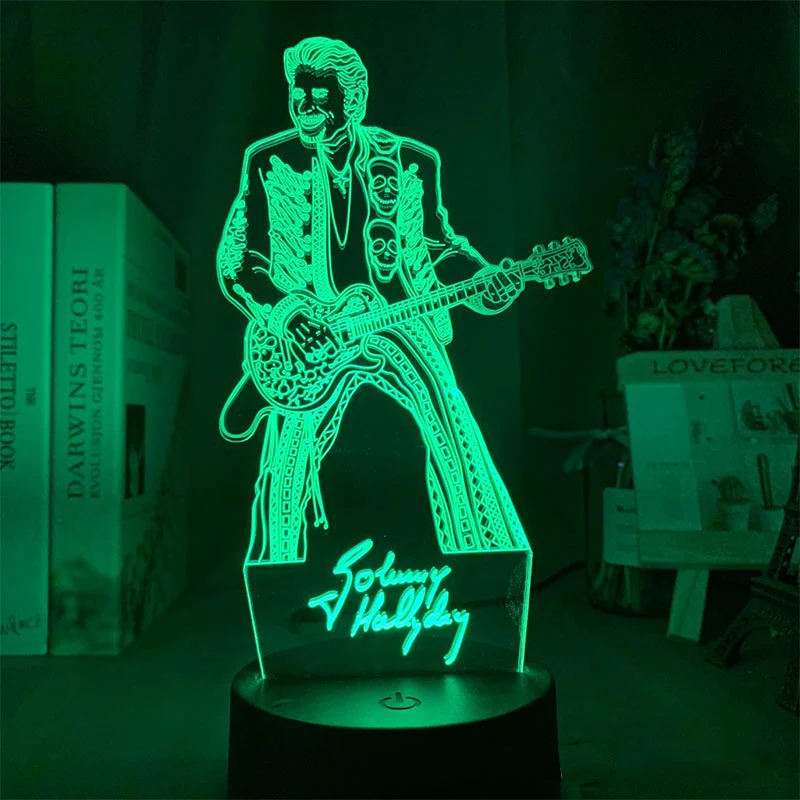 Queen Freddie Mercury oder Elvis Presley Nachtlicht Lampe