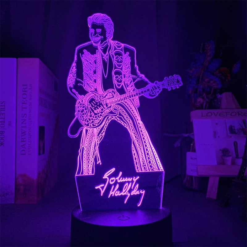 Queen Freddie Mercury oder Elvis Presley Nachtlicht Lampe