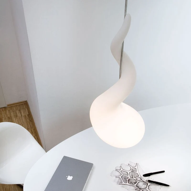 Alien M Pendelleuchte 65cm Liquid-Light Weiß