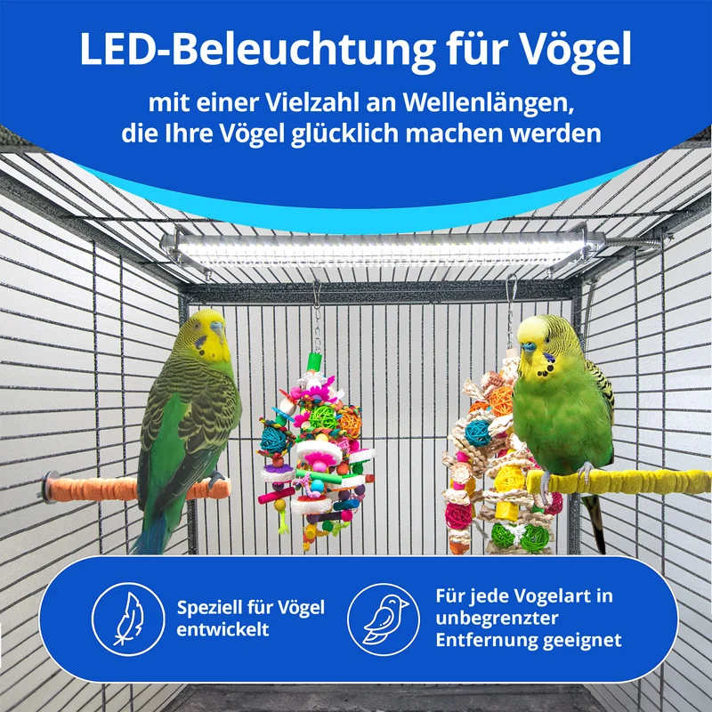 Vogellampen mit Knabberschutz