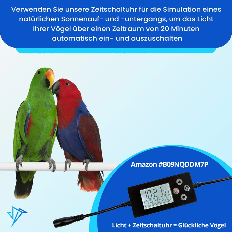 Vogellampen mit Knabberschutz