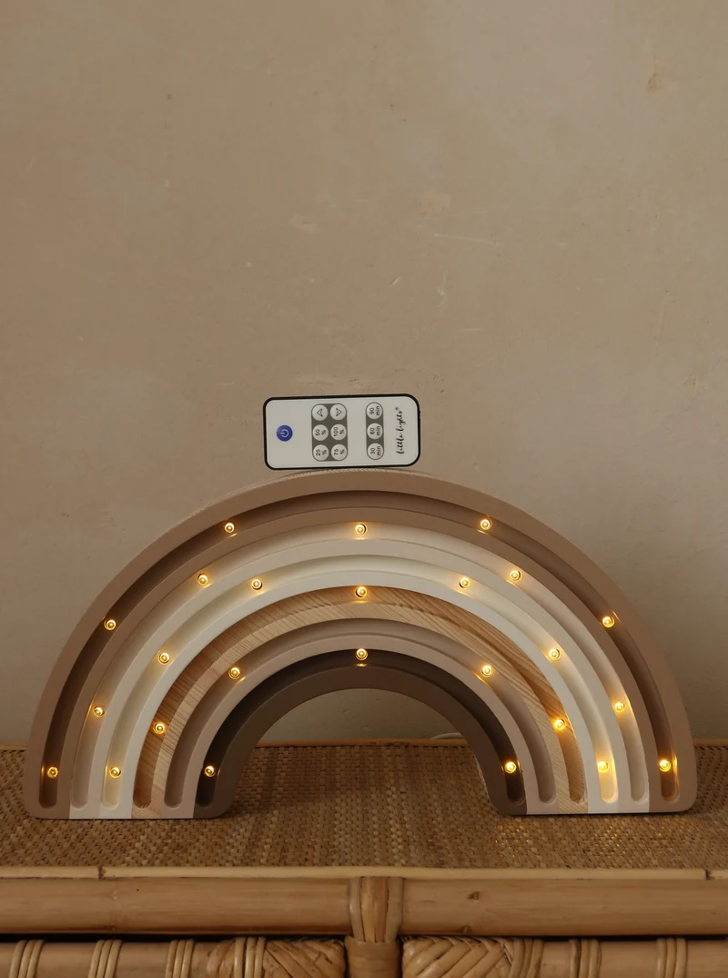 Little Lights Rainbow Night Light | Cappuccino