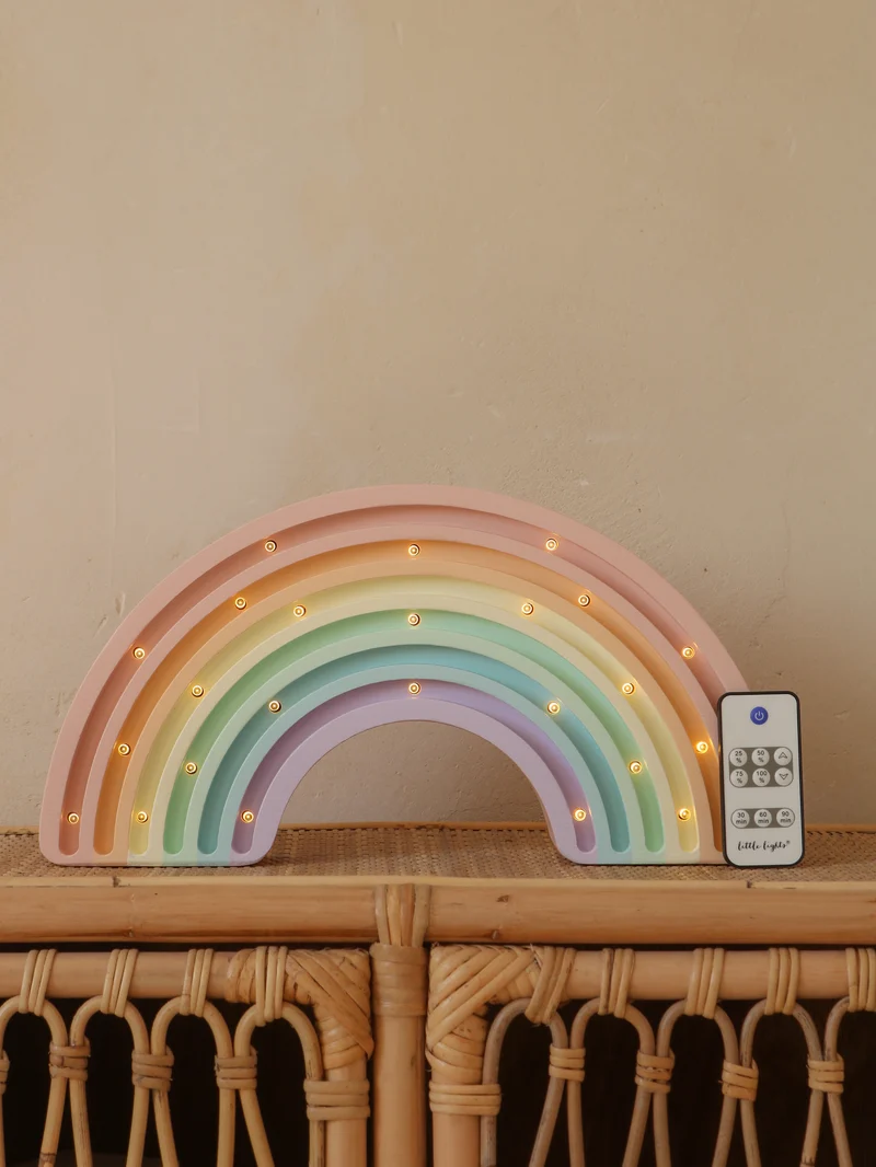 Little Lights Rainbow Night Light | Pastel