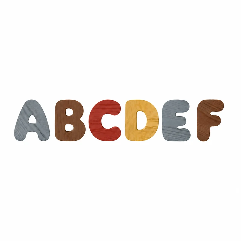 Wooden Bubble Letters | Create Your Own Name