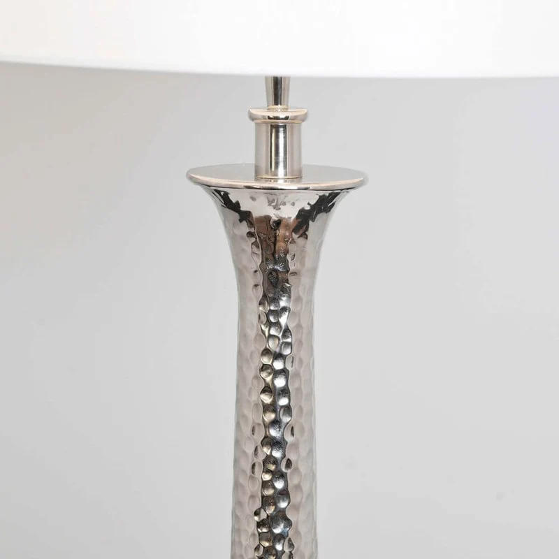 Stehleuchte Maestro Aluminium Vernickelt Silber