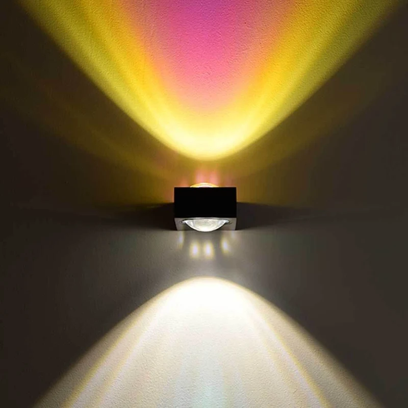 s.luce Beam X moderne Wandleuchte Up & Down eckig