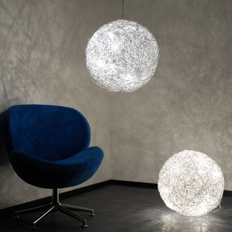s.luce Mesh LED-Drahtkugel Innen & Außen Warmweiß