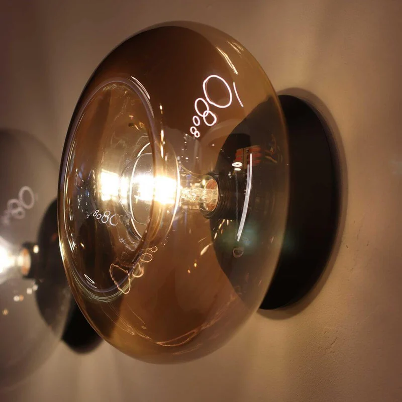 s.luce Cruet Glas Wand- und Deckenleuchte Up & Low
