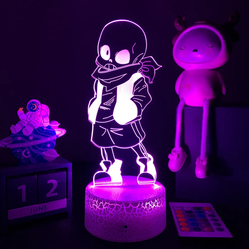 Undertale LED Nacht Licht mit Farbwechsel