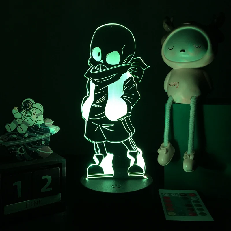 Undertale LED Nacht Licht mit Farbwechsel