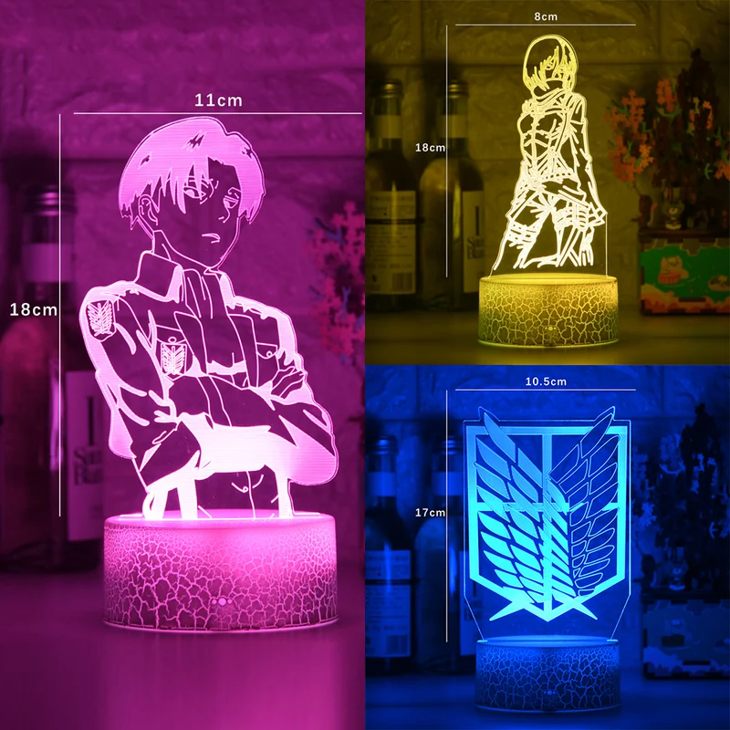 Attack on Titan LED-Lampe