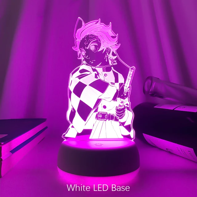 Kimetsu No Yaiba Tanjiro Kamado Nacht Licht mit Demon Slayer Motiv