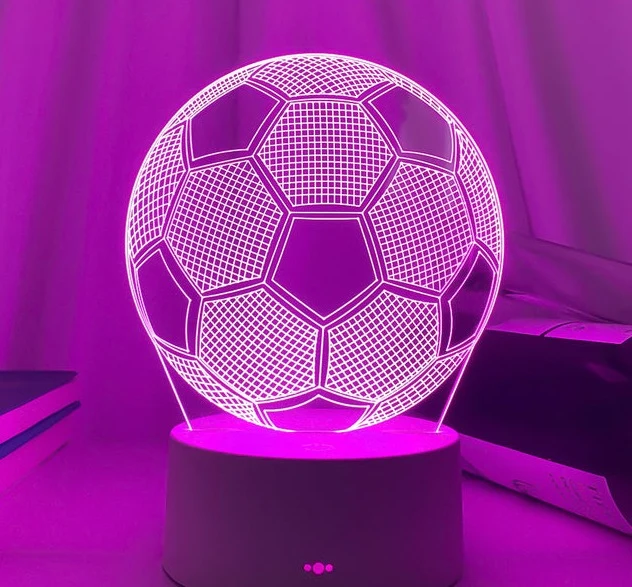 Fußball LED-Lampe Nachtlicht