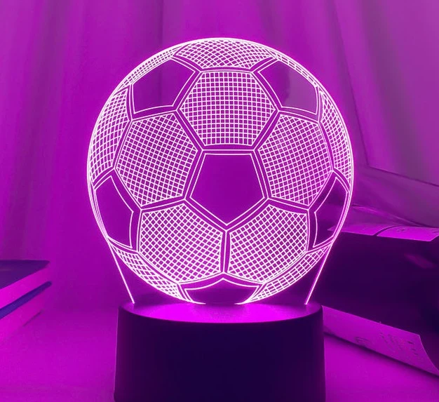 Fußball LED-Lampe Nachtlicht