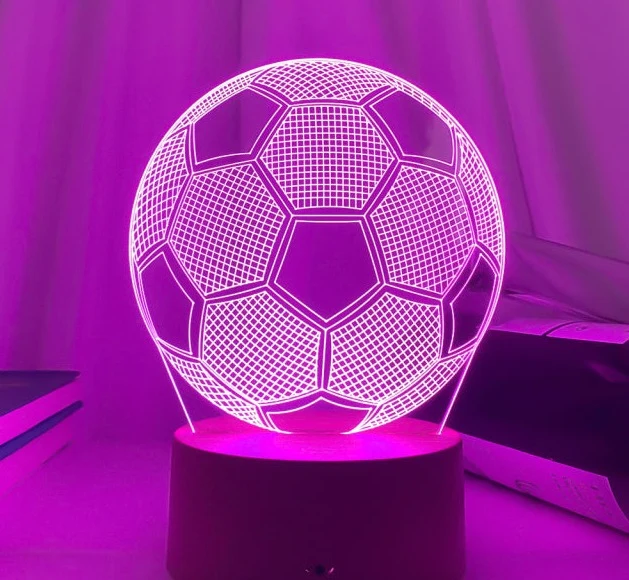 Fußball LED-Lampe Nachtlicht