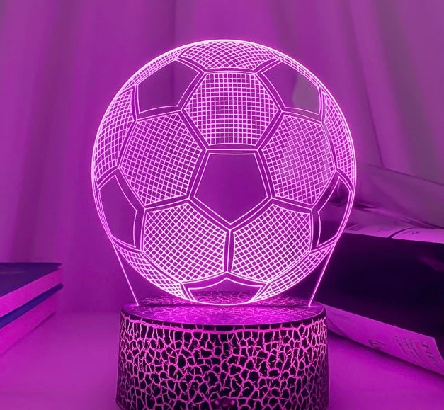 Fußball LED-Lampe Nachtlicht