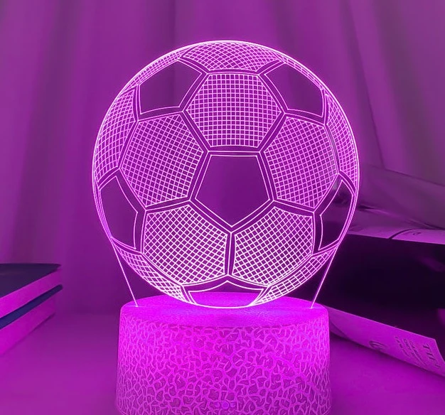 Fußball LED-Lampe Nachtlicht