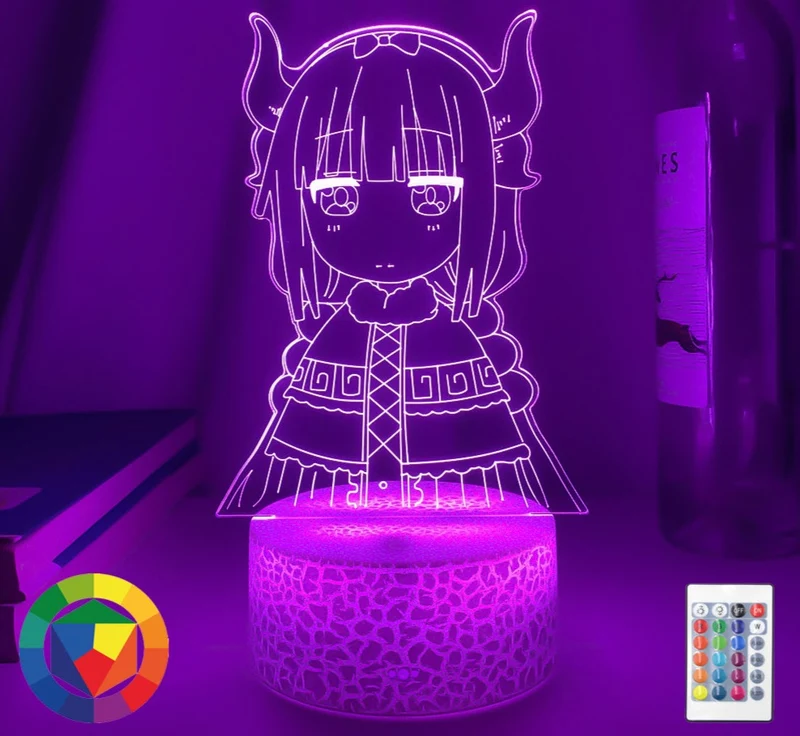 Miss Kobayashi Nacht Licht mit 3D Effekt