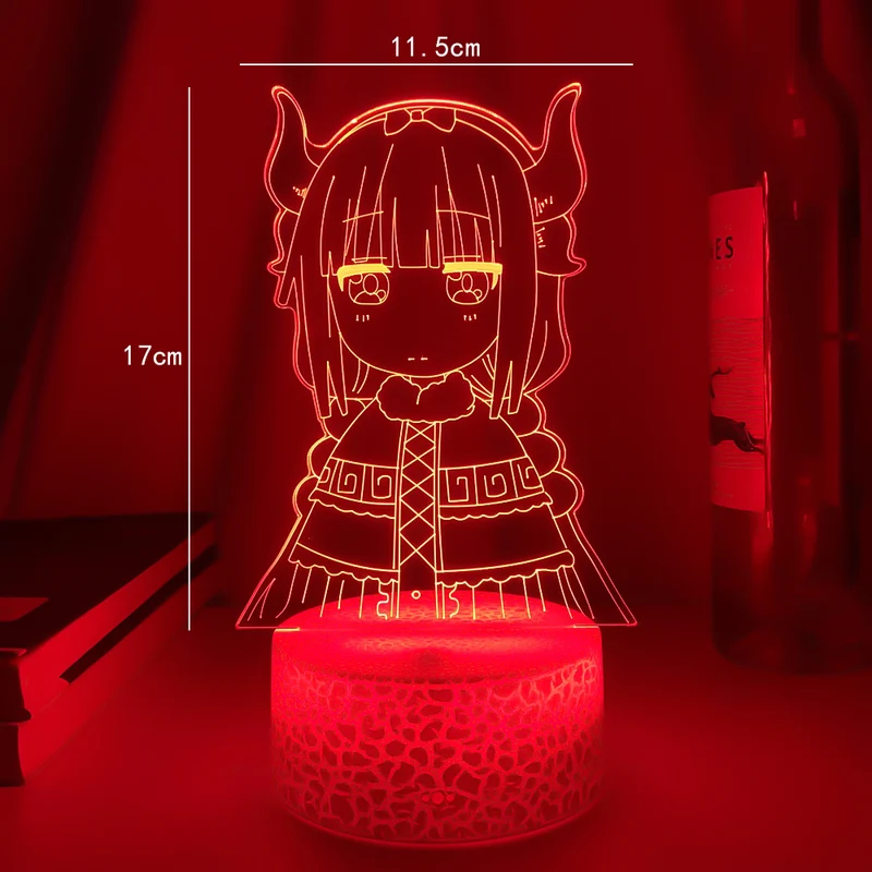 Miss Kobayashi Nacht Licht mit 3D Effekt