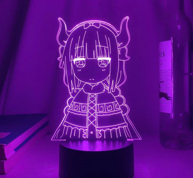 Miss Kobayashi Nacht Licht mit 3D Effekt