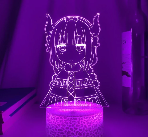 Miss Kobayashi Nacht Licht mit 3D Effekt