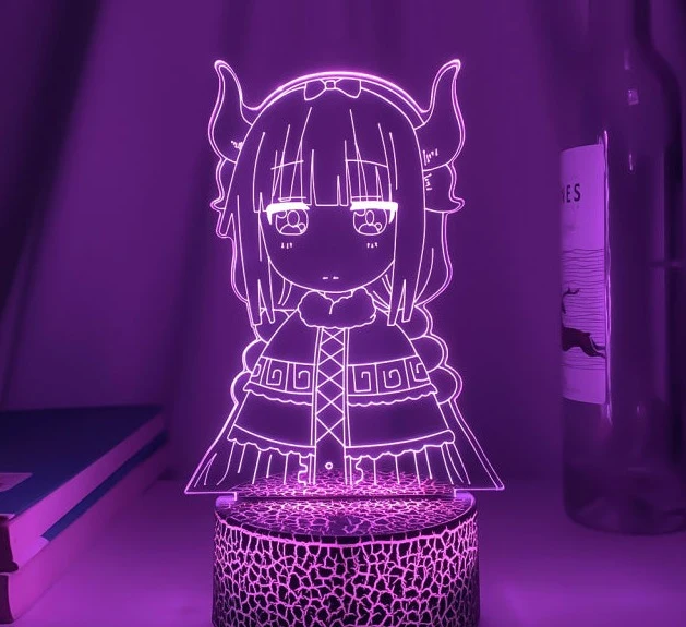 Miss Kobayashi Nacht Licht mit 3D Effekt