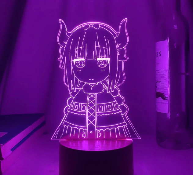 Miss Kobayashi Nacht Licht mit 3D Effekt