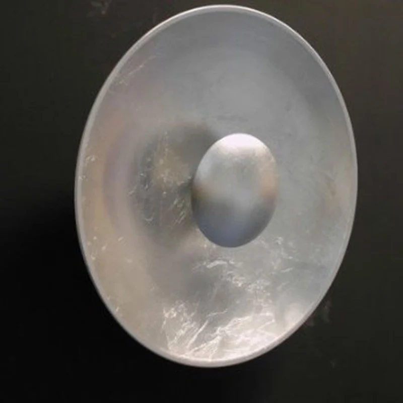 Aura Sol Silber Wand- & Deckenleuchte Blattfolienversilbert Ø 90cm