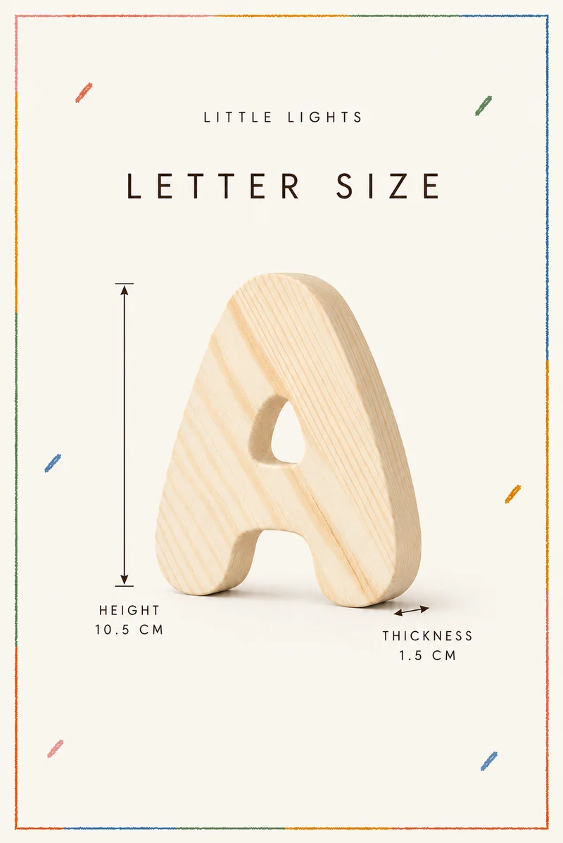 Wooden Bubble Letters | Create Your Own Name