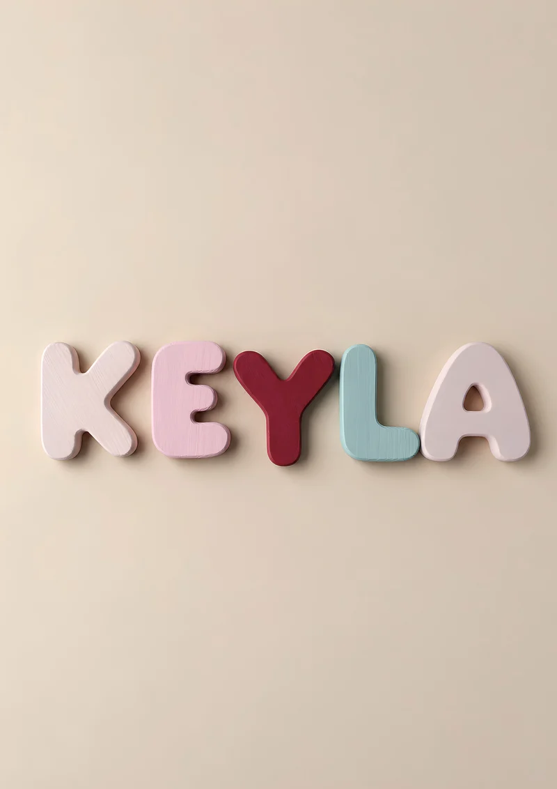 Wooden Bubble Letters | Create Your Own Name