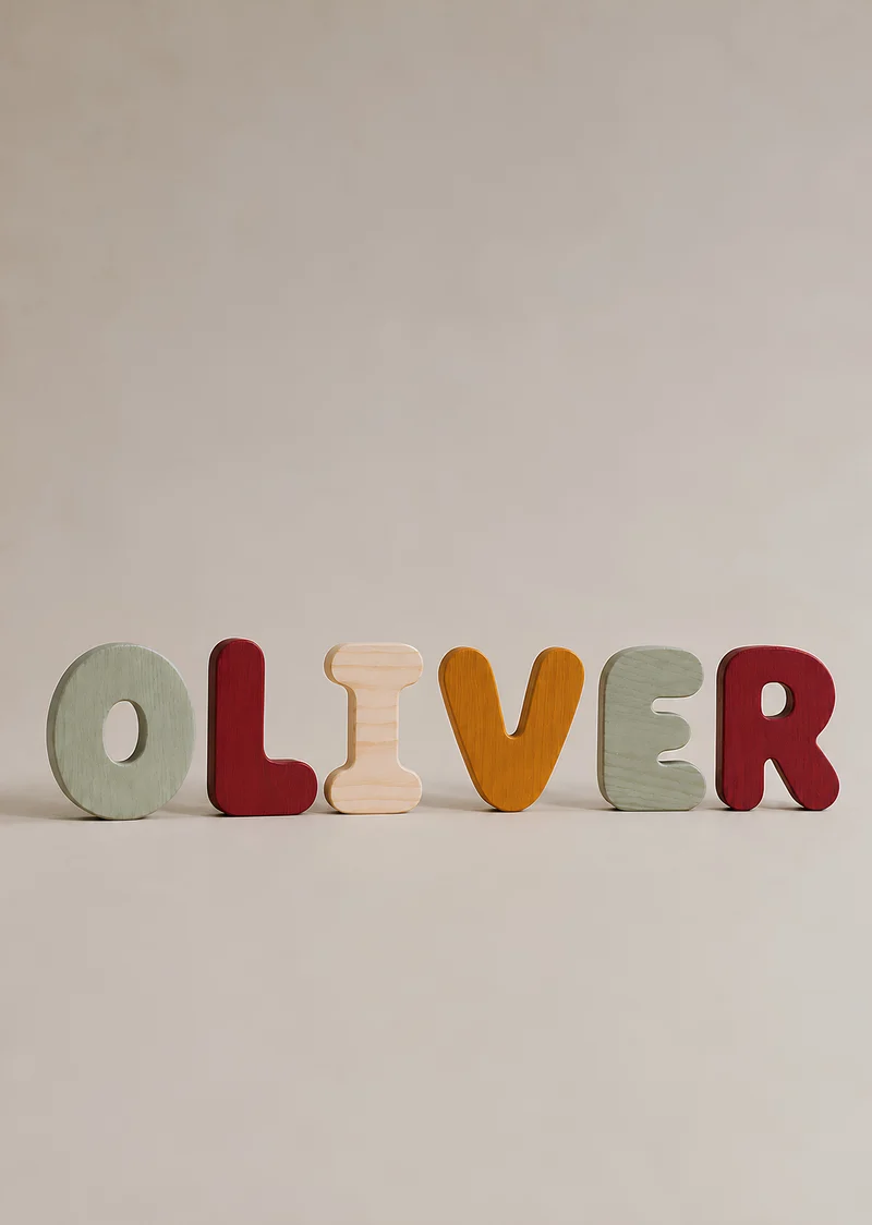 Wooden Bubble Letters | Create Your Own Name