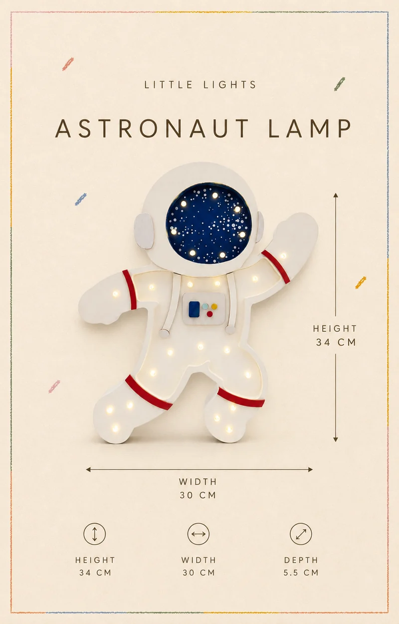 Little Lights Astronaut Night Light | Milky Way